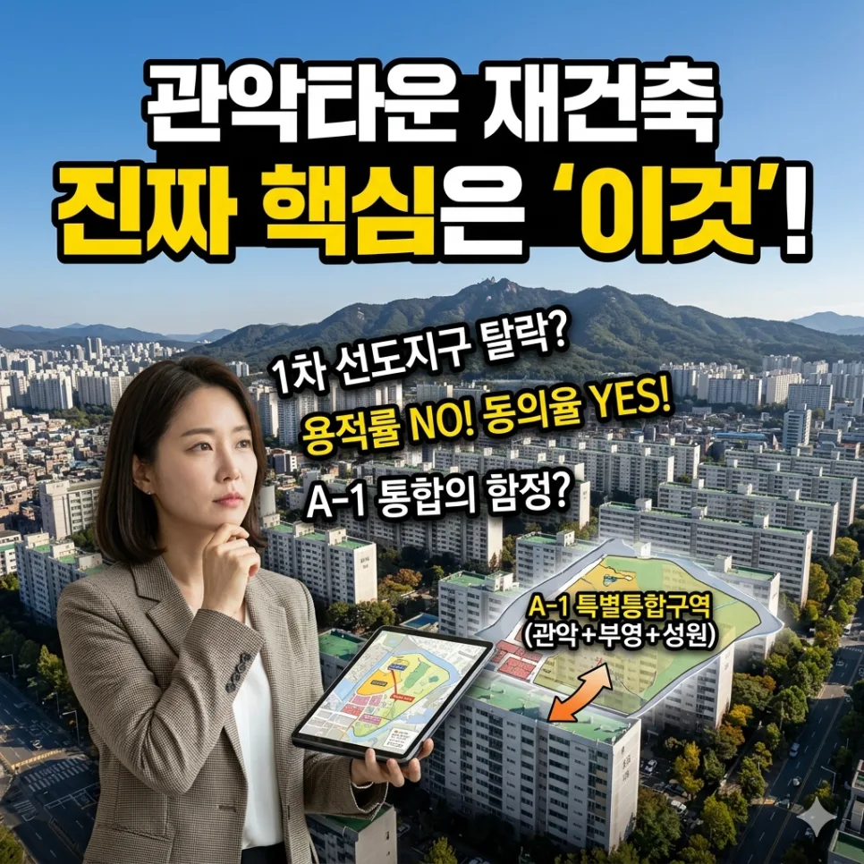 평촌 관악타운 재건축, A-1구역 통합 추진 전략 2026