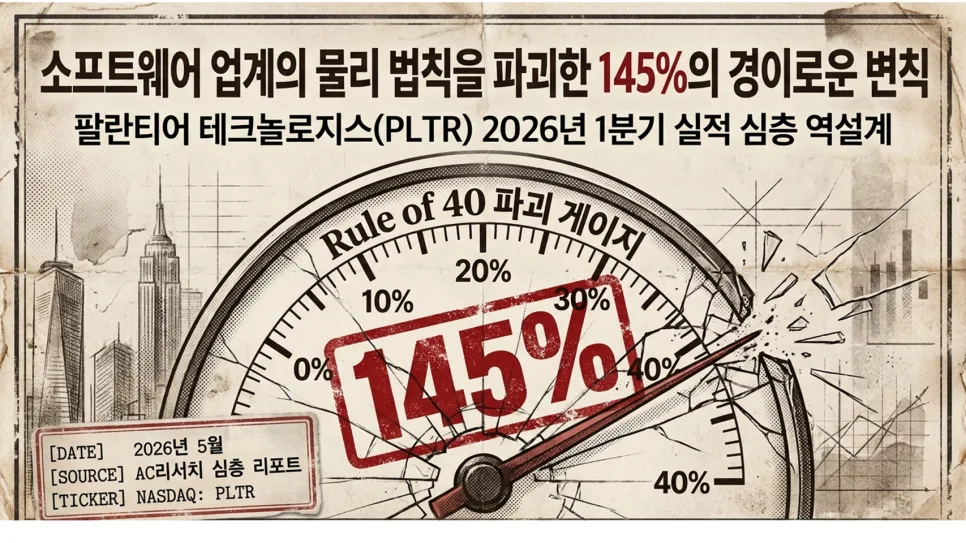 팔란티어 2026년 1분기 실적, AI 기업 성장 비결은? 2가지 핵심 분석
