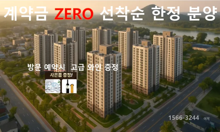 여주역 대광로제비앙 더센텀, 계약금 500만원 조건 2026년 분석