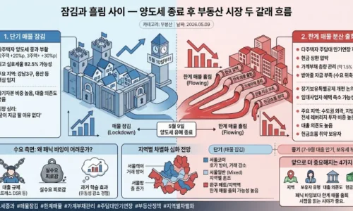 서울 집값 반등? 양도세 중과 종료 후 시장 전망 2026 2