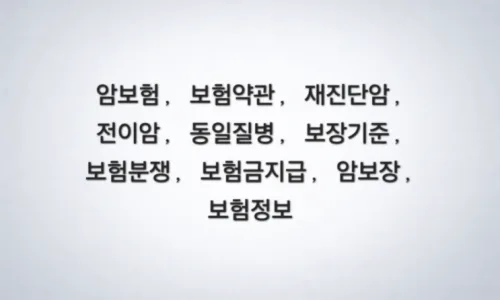 2026년 암보험 현명하게 고르는 법: 진단비보다 중요한 기준 2