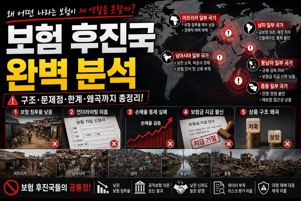 보험 후진국 탈출 전략 2026: 가입률 vs 이해도 분석