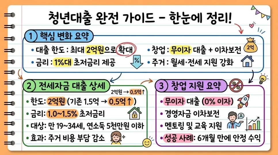 2026년 청년대출 정책 변화: 한도, 금리, 지원 조건 총정리
