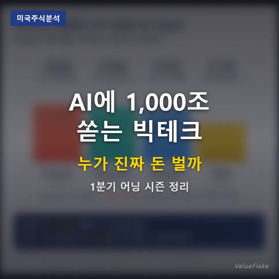 빅테크 AI 투자 1000조, 2026년 누가 돈 버나?