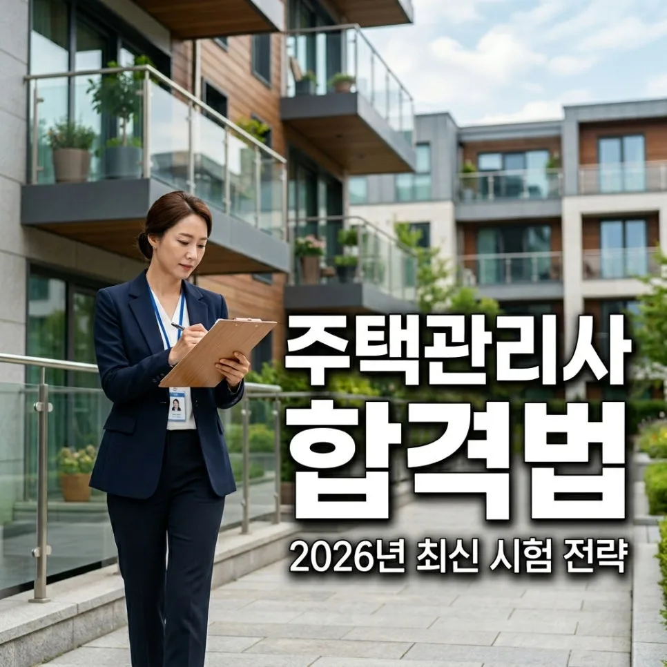2026년 주택관리사 합격 전략: 시험 일정, 연봉 전망 완벽 분석