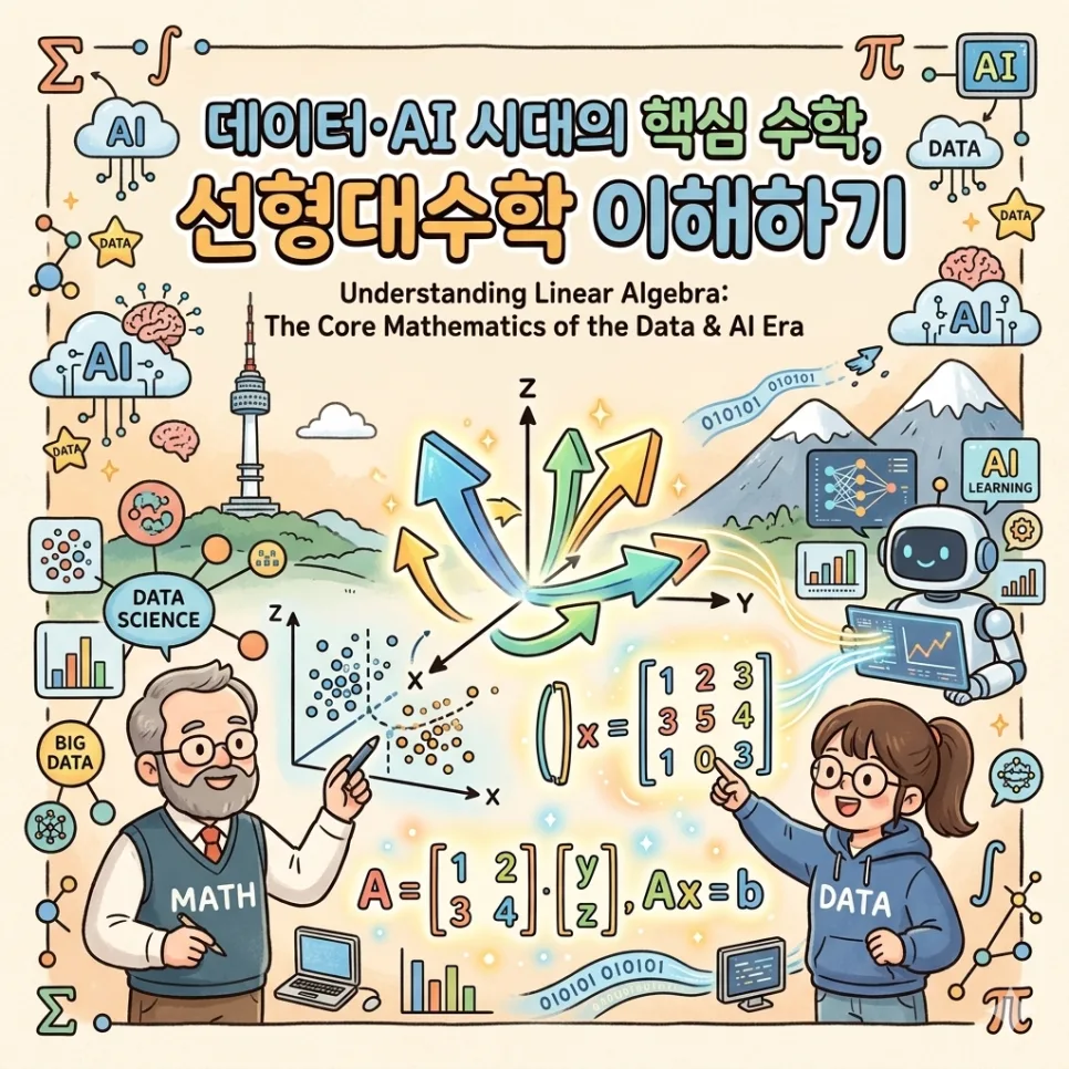 선형대수학 핵심 개념 2026: 대학 공부법 & AI 시대 필수 수학
