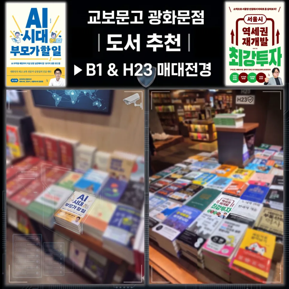 교보문고 광화문점 도서 진열 2026: AI 교육 & 역세권 투자 완벽 분석