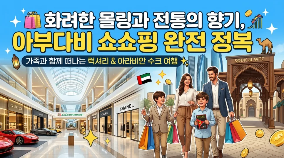 아부다비 쇼핑 명소 5곳 2026: 야스몰부터 전통 시장까지 완벽 가이드