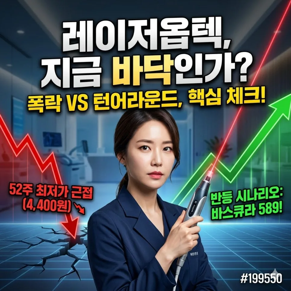레이저옵텍 주가, 2026년 반등 가능할까? 실적·신제품 분석