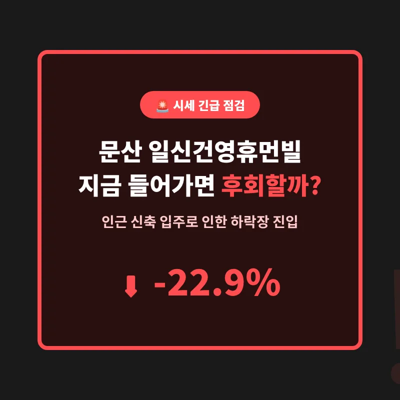 파주 일신건영휴먼빌 급락 이유 2026년 전망 분석