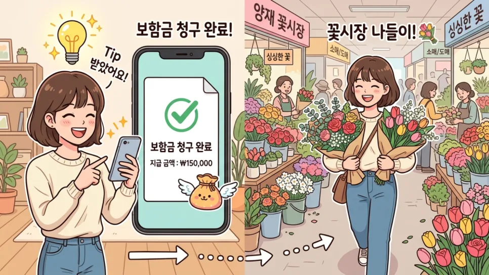 굿리치 보험금 청구 2026: 1분 만에 끝내는 방법과 꽃시장 힐링