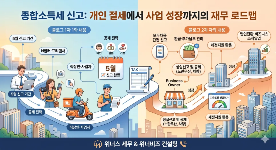 종합소득세 환급·납부 완벽 정리 2026: 자금조달까지 2