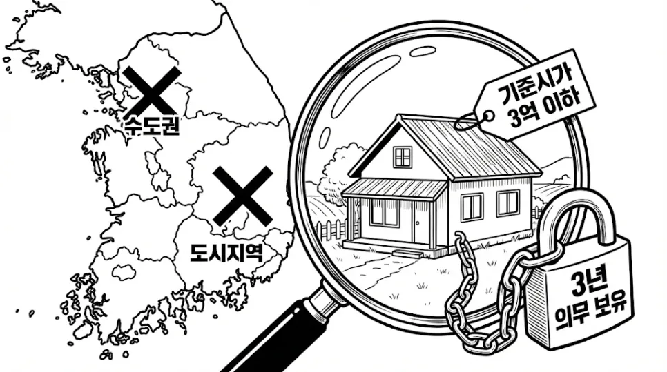 농어촌 주택 양도세 비과세 2026년 요건 총정리