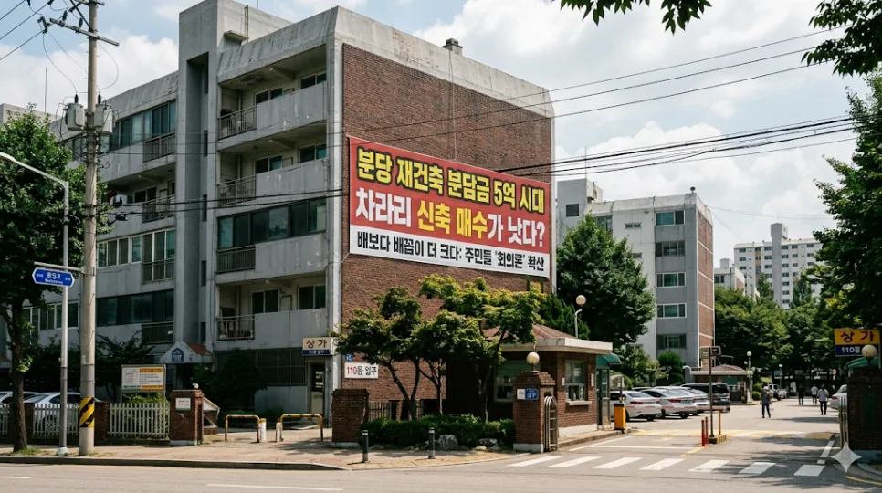 분당 재건축 추가분담금 5억, 현실적인 대안은? 2026