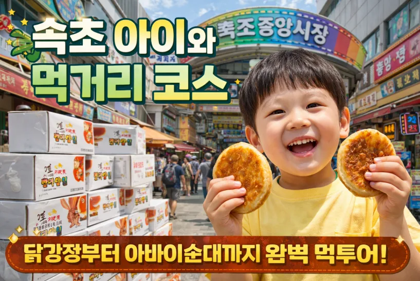 속초 가볼만한 곳 BEST 5: 먹거리 & 감성 코스 2026년 추천