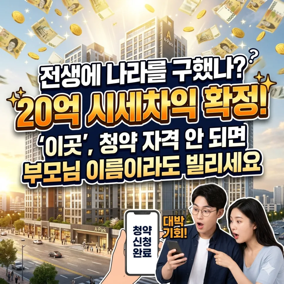 용산 호반써밋 에이디션 20억 시세차익, 청약 자격 완벽 분석 2026