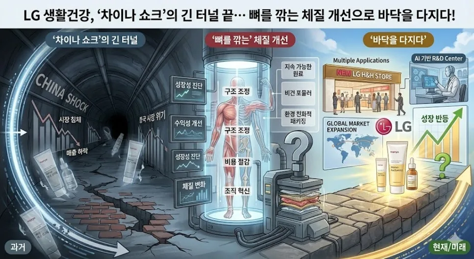 LG생활건강 주가 2026년 전망: '차이나 쇼크' 극복과 반등 가능성은?