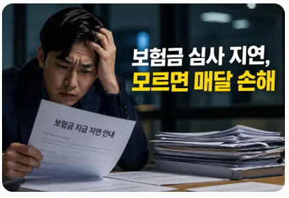 보험금 심사 지연, 2026년까지 손해 보지 않는 법