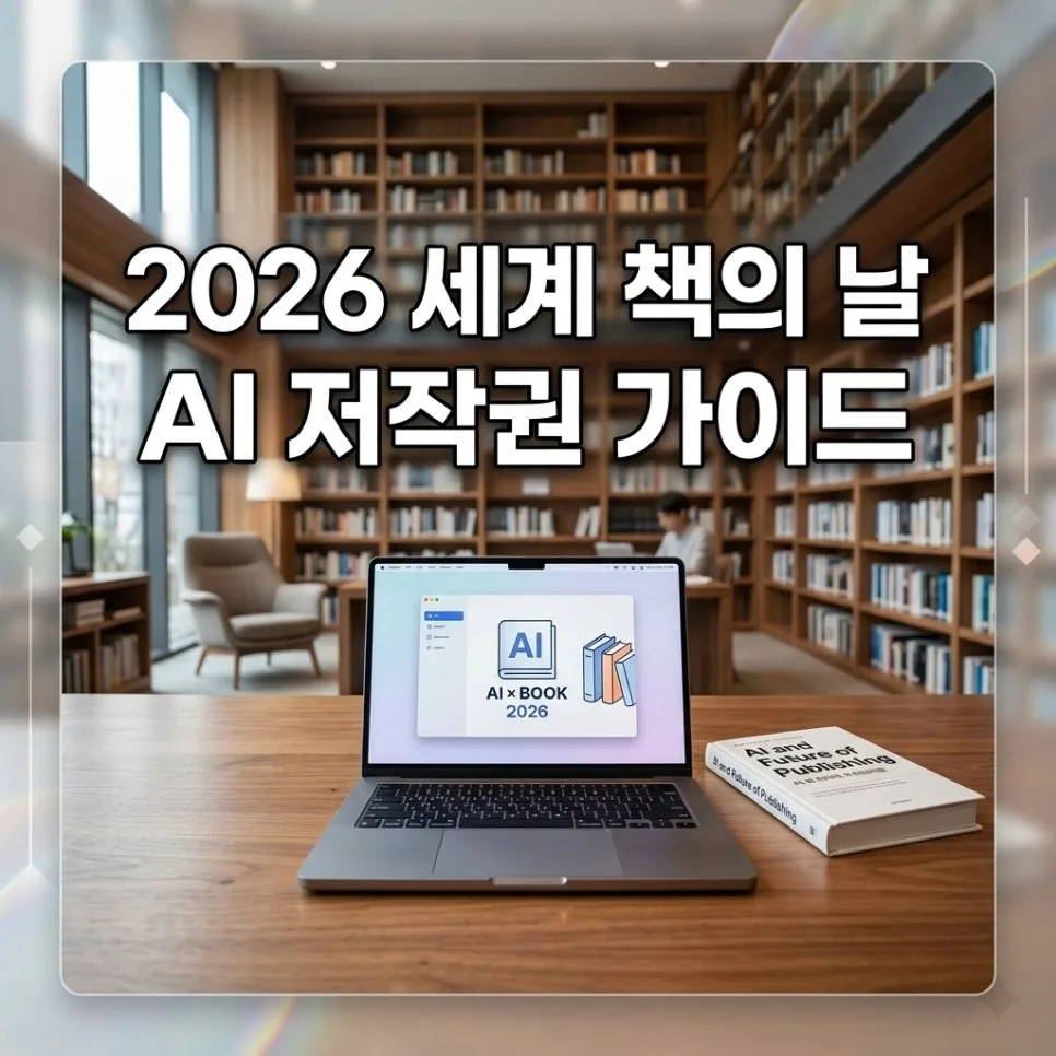 2026 세계 책의 날: AI 저작권 등록 방법 및 행사 총정리