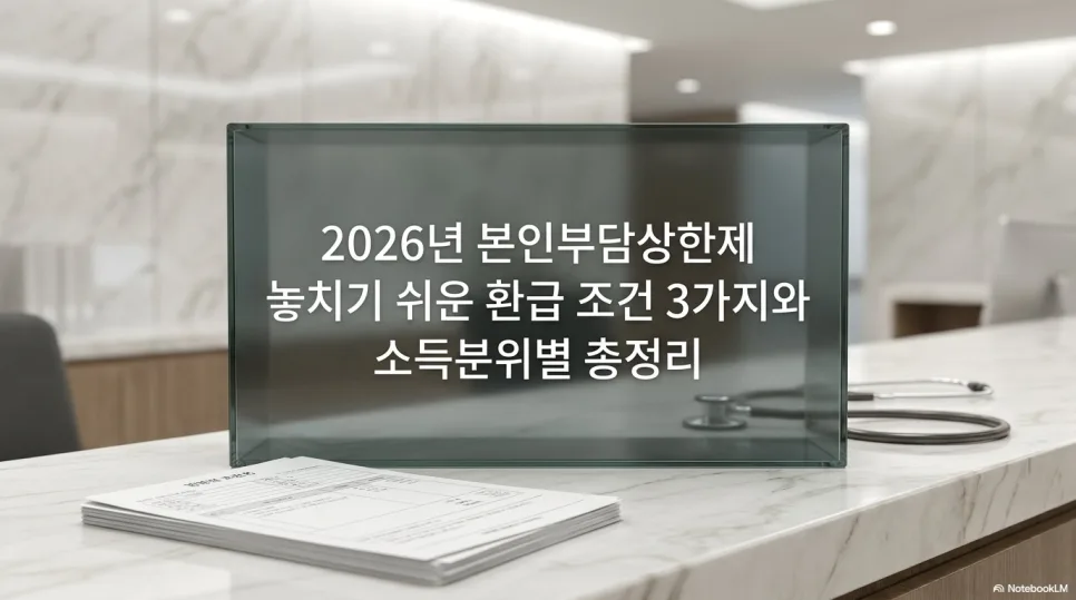 2026년 본인부담상한제 환급금, 최대 80% 더 받는 법