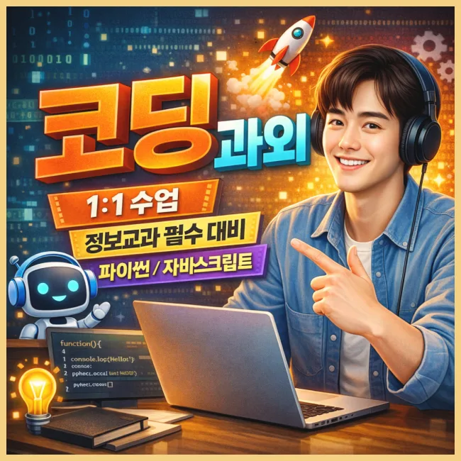 종로5가역 코딩 과외: 프로그래밍 입문 로드맵 2026