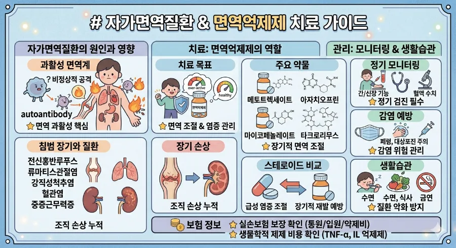 자가면역질환 면역억제제, 왜 필요할까? 2026년 핵심 총정리 2