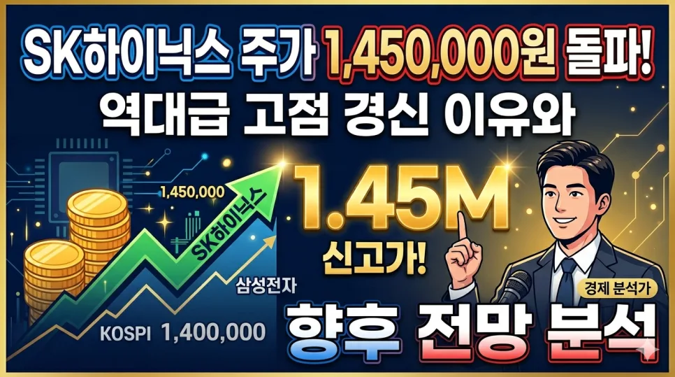 SK하이닉스 145만원 돌파, AI 시대 핵심 동력 분석 2026