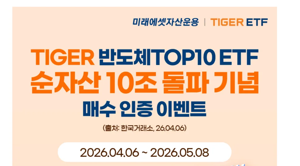 미래에셋 TIGER ETF 매수 인증 이벤트 2026: 참여 방법 및 혜택 총정리