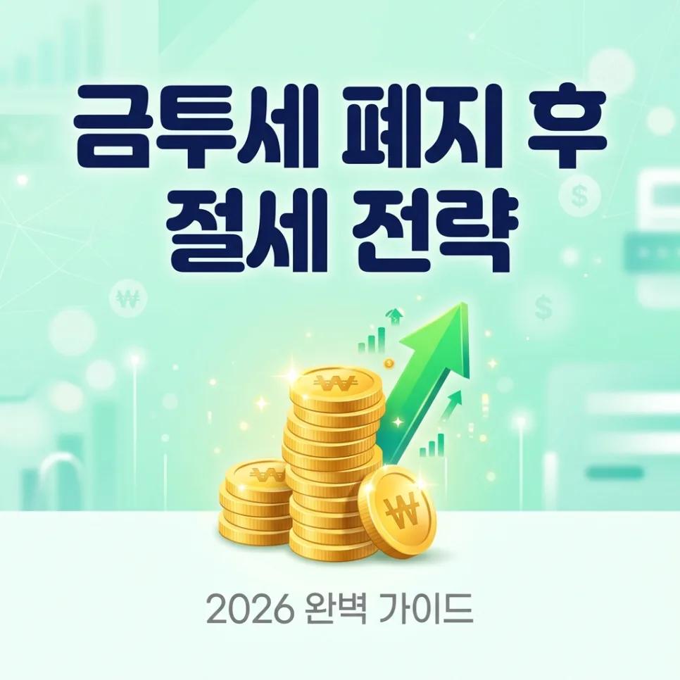 2026년 증권거래세 인상? 금투세 폐지 후 절세 전략 총정리