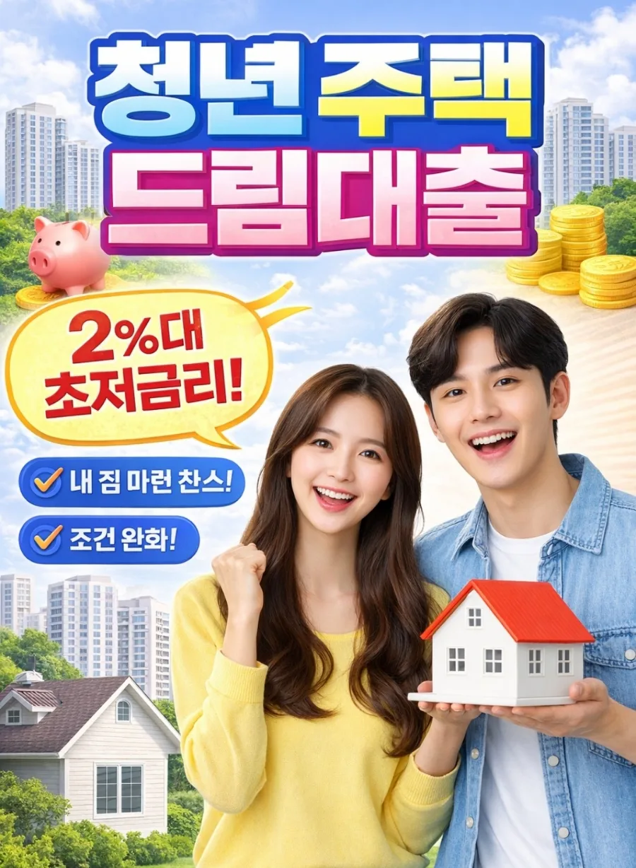 청년주택드림대출 2026: 조건, 금리, 신청 방법 완벽 정리