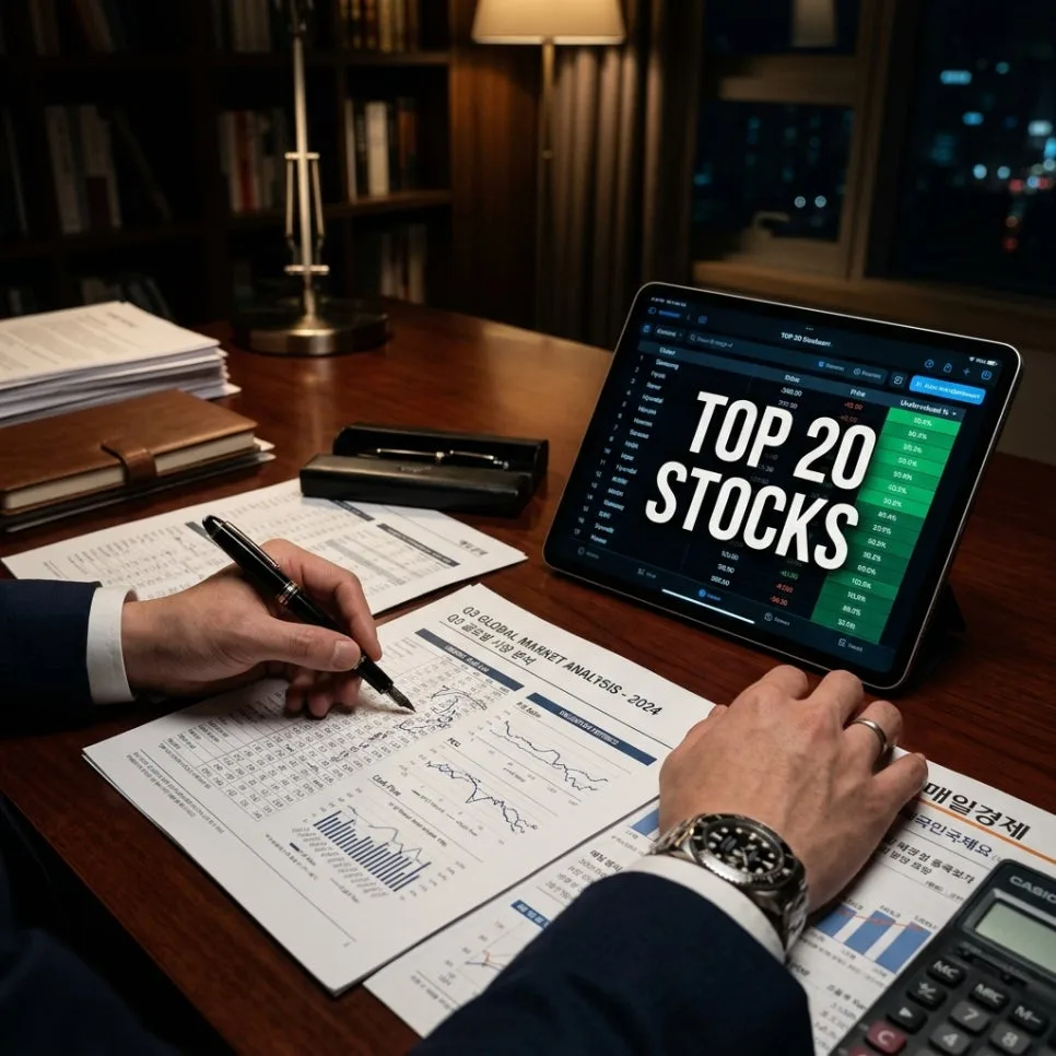 2026년 주도주 TOP 20: 상위 1% 투자자의 핵심 종목 분석 2