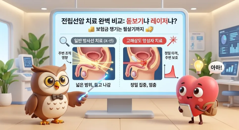 전립선암 양성자 vs 방사선 치료, 보험 적용 비교 2026 2