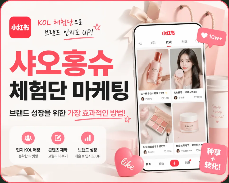 샤오홍슈 체험단 마케팅 성공 전략 2026: 실패 원인과 핵심 조건