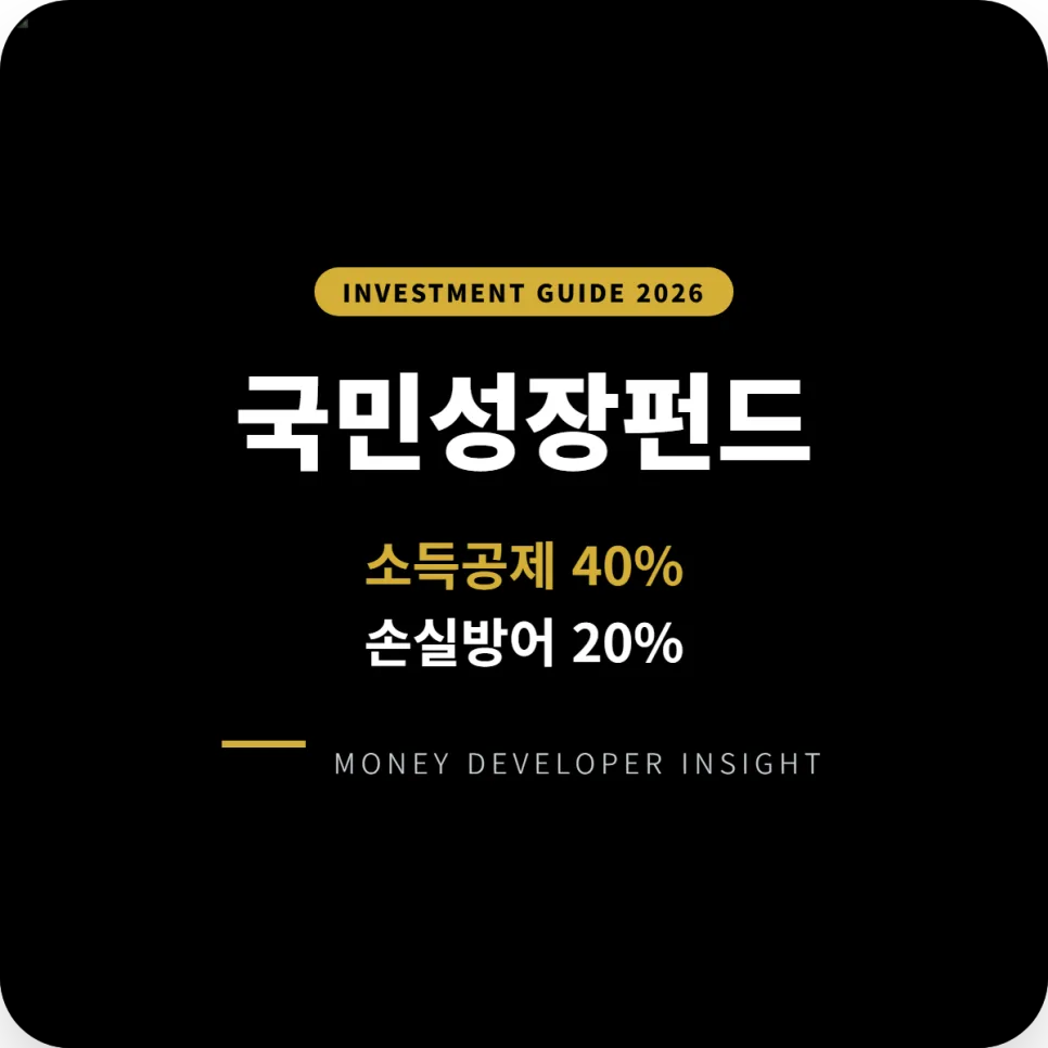 국민성장펀드 관련주 2026: 세액공제 40% 혜택 및 수혜주 분석