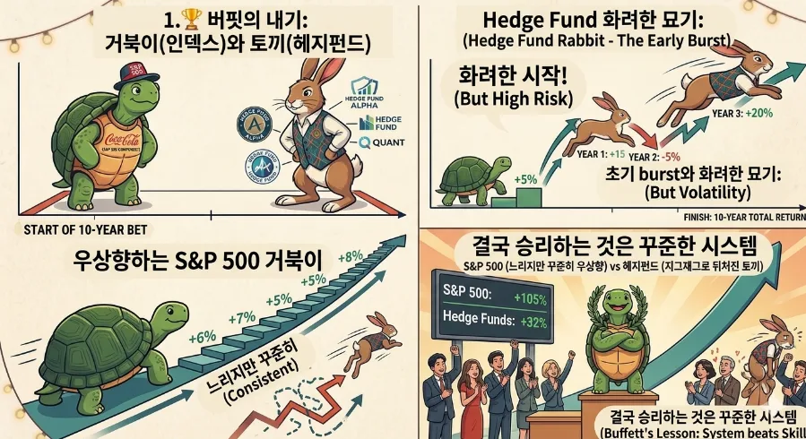 패시브 ETF 투자 2026: 워런 버핏처럼 '거북이'로 돈 버는 법 2