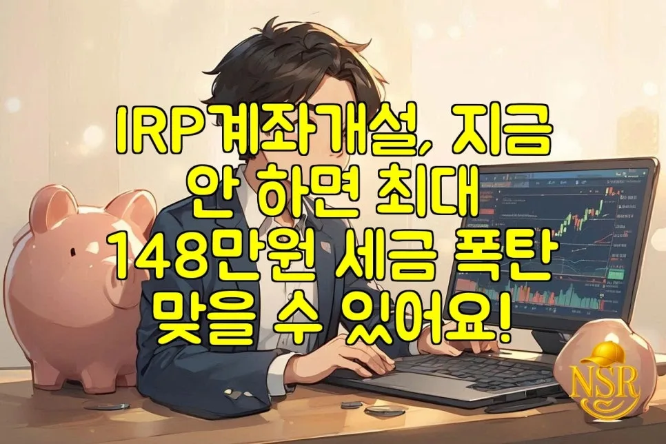 IRP 계좌 개설 2026: 세금 폭탄 피하는 법 총정리