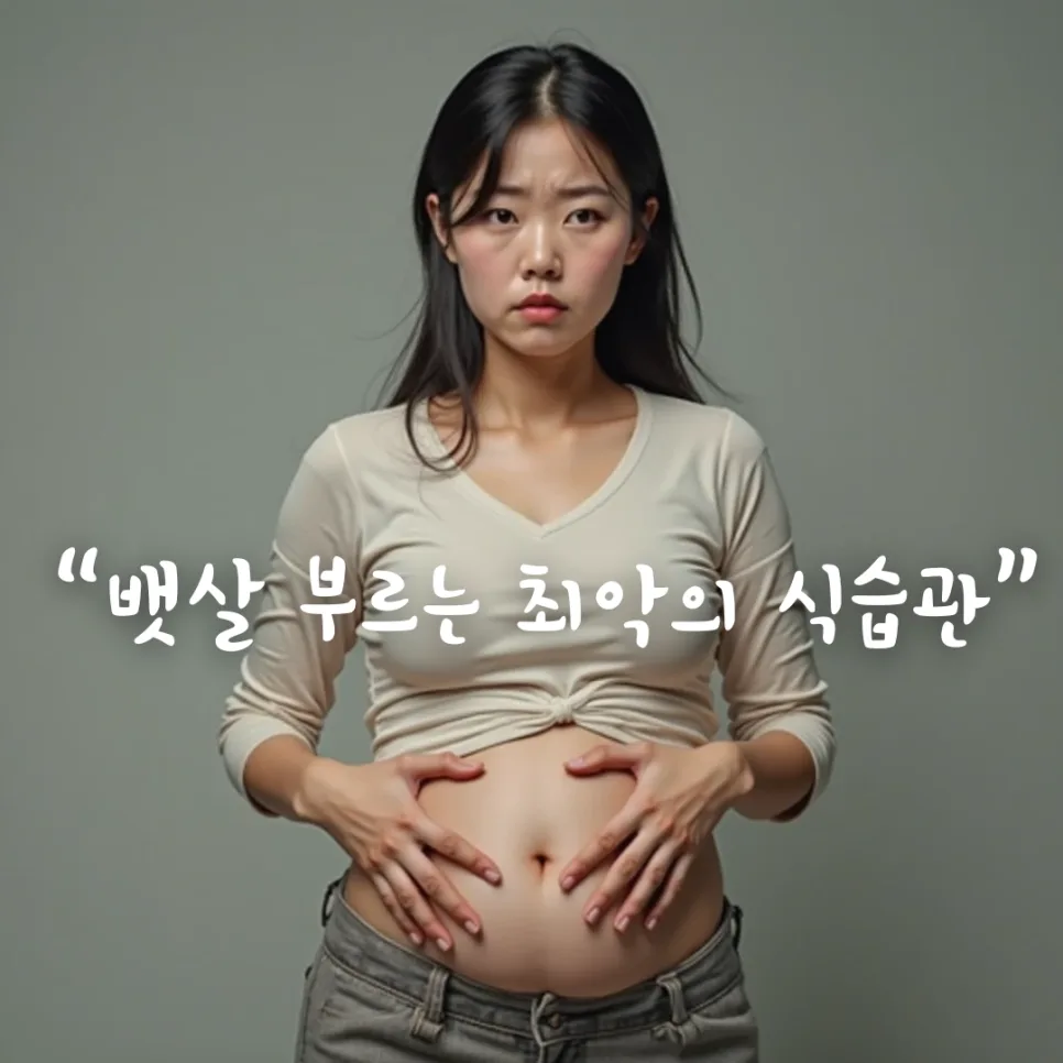 2026년 복부 비만 탈출! 배만 나오는 식습관 5가지 교정법