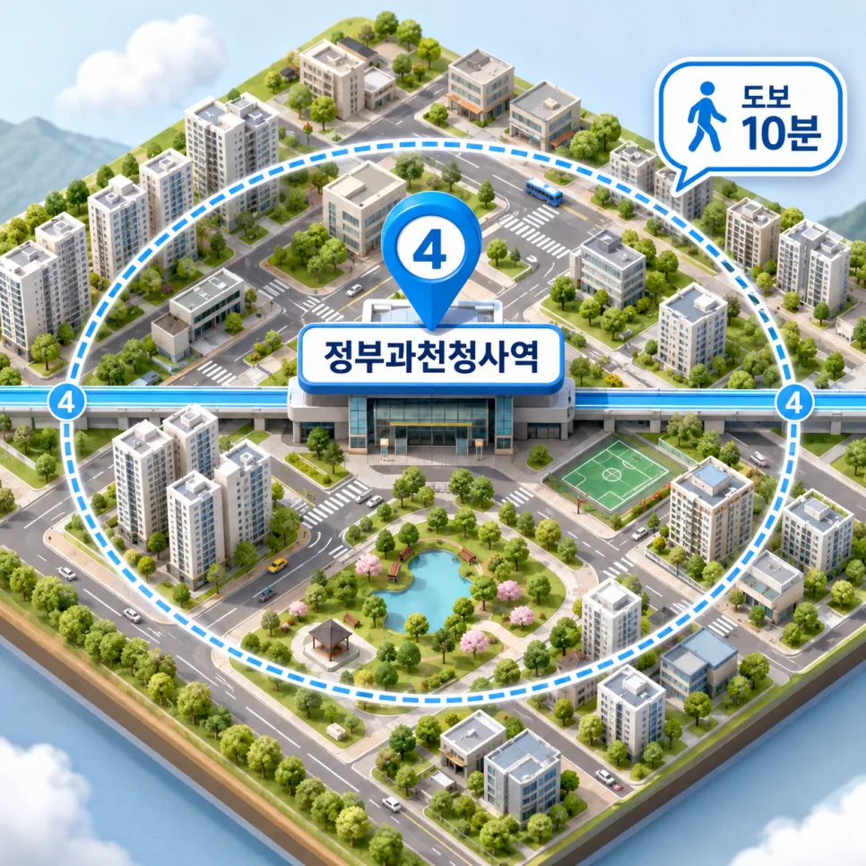 정부과천청사역 아파트 2026년 전망: 입지 분석 및 추천 단지