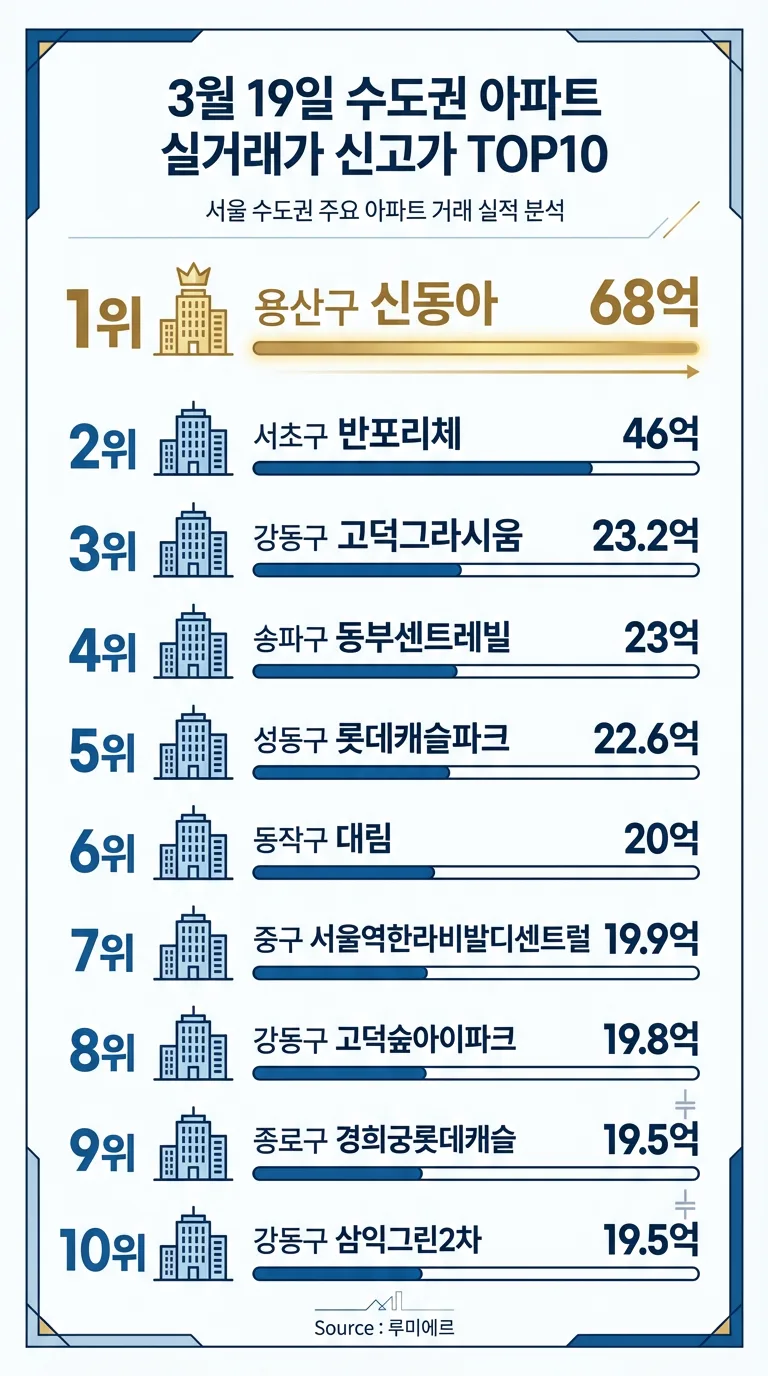 2026년 수도권 아파트 신고가 현황: 지역별 강세 분석 및 전망