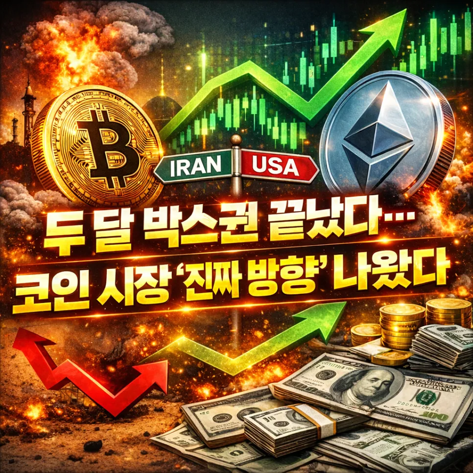 코인 시장 방향성 2026: 박스권 돌파 후 상승 vs 하락 시나리오 분석