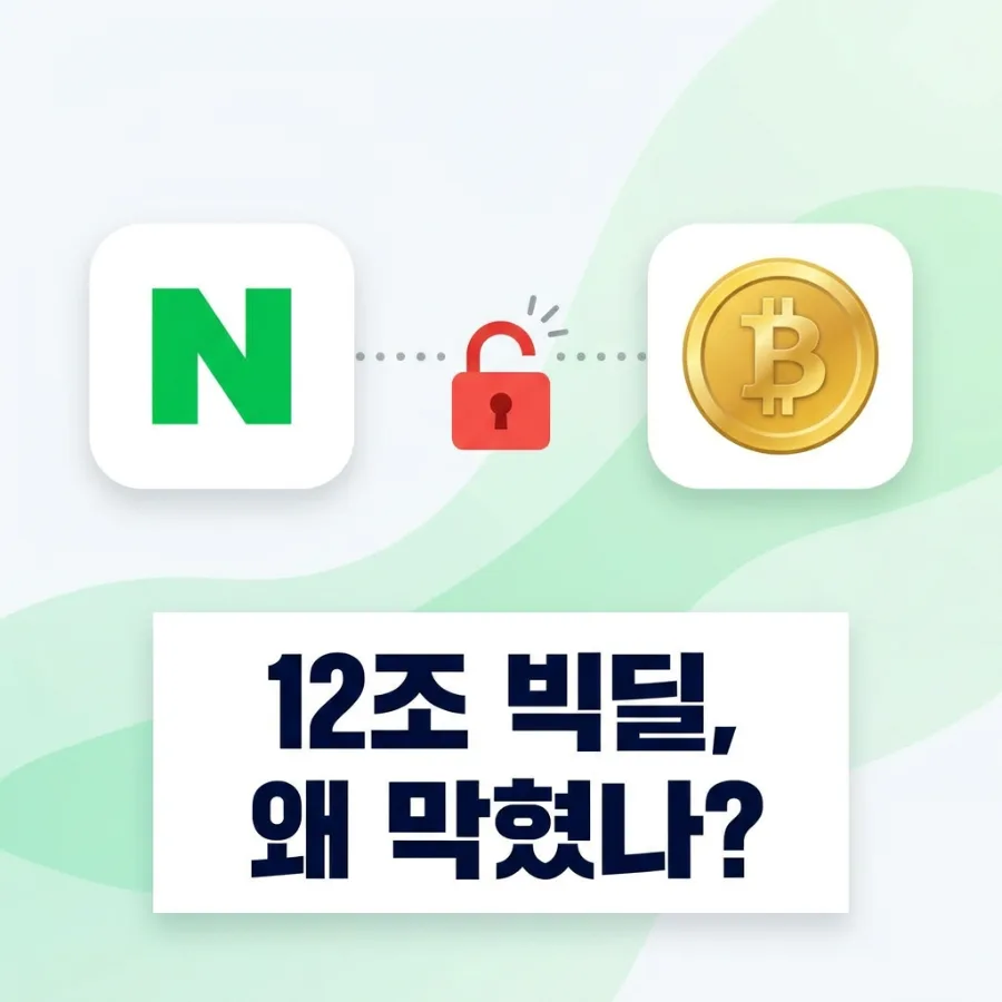 네이버-업비트 합병, 대주주 적격성 문제와 2026년 전망