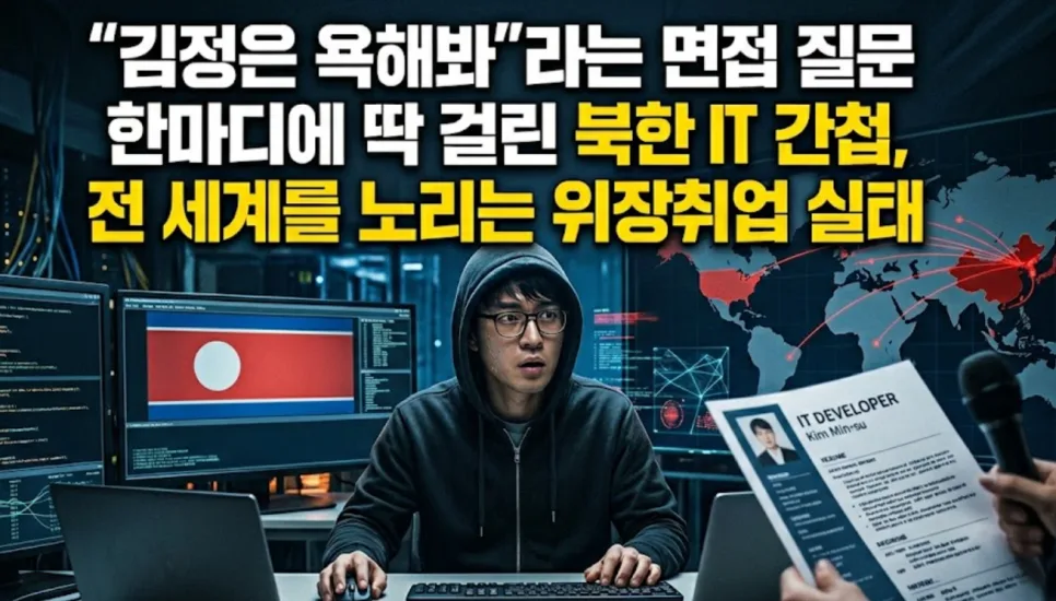 북한 IT 간첩 식별법: '김정은 욕설 테스트' 2026년 최신 동향
