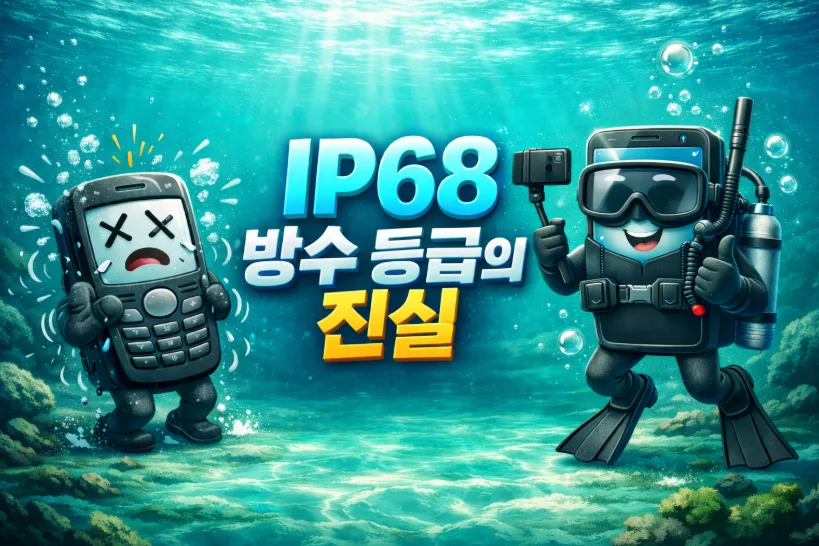 스마트폰 IP68 방수, 2026년엔 물에 빠뜨려도 괜찮을까? 핵심 정리