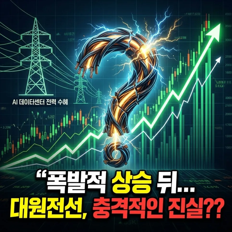 대원전선 주가 전망 2026: AI 시대 전력 인프라 수혜 분석