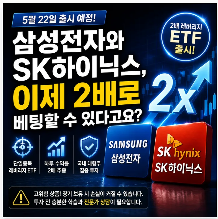 삼성전자 SK하이닉스 레버리지 ETF 2026: 2배 수익 vs 위험 분석