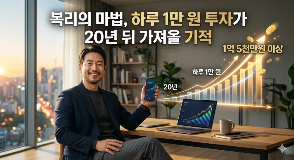 하루 1만원 투자가 20년 뒤 3억 되는 비결 2026