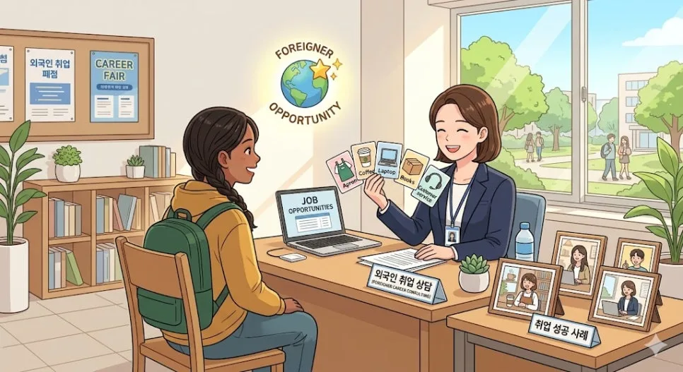 외국인 유학생 알바, 학교 취업센터로 안전하게 찾는 법 (2026)