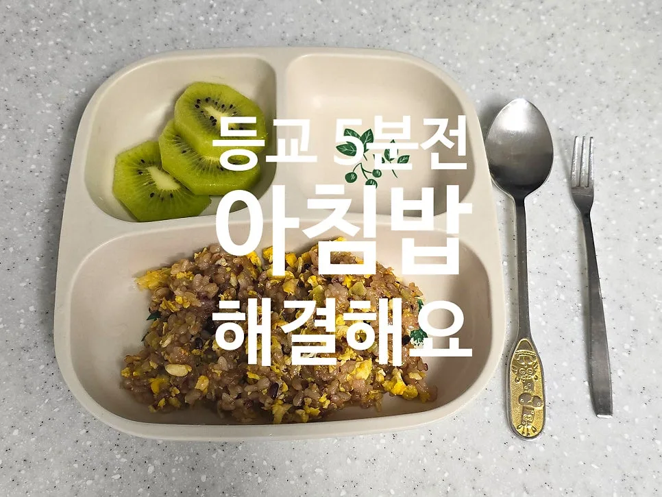 초등 아침밥 5분 완성! 계란볶음밥 레시피 2026