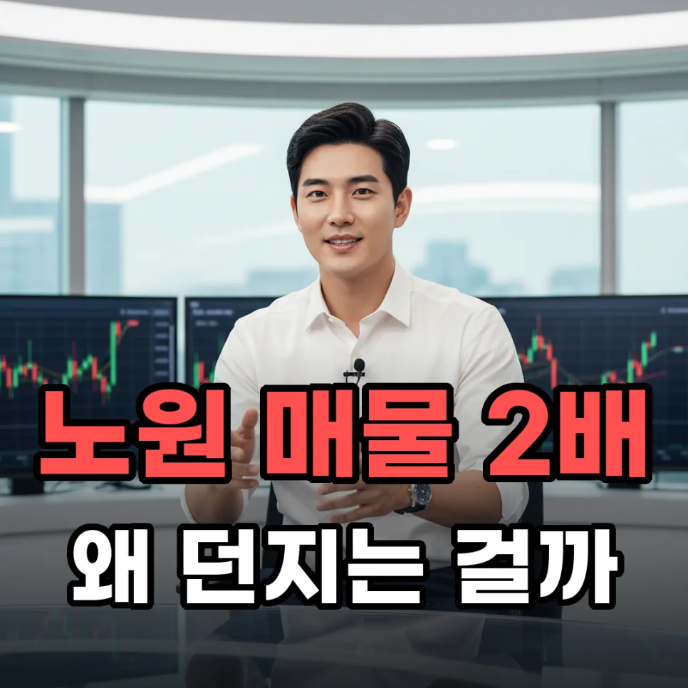 서울 외곽 매물 급증, 강남보다 노원 2배? 2026년 부동산 전략