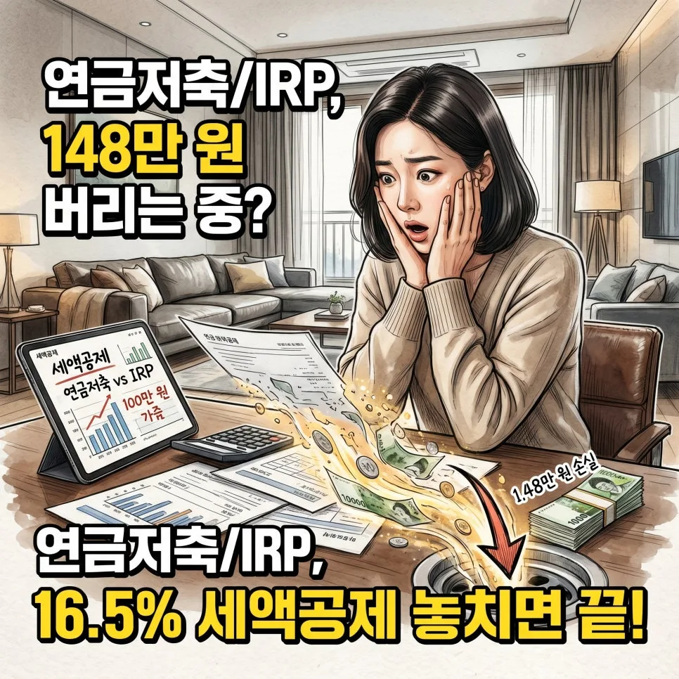 연금저축 vs IRP, 세액공제 148만원 환급 및 수익률 비교 2026